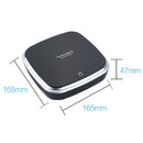 XJ-005 Car Solar Energy Negative Ion Smart USB Air Purifier (Black)