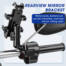 CS-1722A2 Motorcycle Rear Mirror Octopus Aluminum Alloy Phone Holder