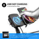 ZH-19414A1 Motorcycle Handlebar Qi USB Wireless Charging Phone Holder