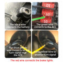 S24-240CM 240cm DC12V-24V Car Rear LED RGB Daytime Running Lights Strip Colorful Lamp