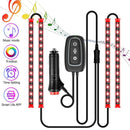Y15 Cigarette Lighter Car Colorful RGB Foot LED Atmosphere Light