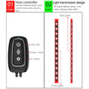 Y15 Cigarette Lighter Car Colorful RGB Foot LED Atmosphere Light