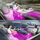 Y15 Cigarette Lighter Car Colorful RGB Foot LED Atmosphere Light