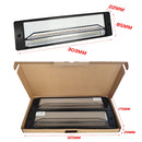 2 PCS Heavy-duty Truck Trailer 147LED Light Guide Three-color Brake Light (Transparent)
