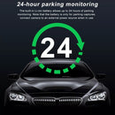 Front and Inner Dual Camera HD Infrared Night Vision Car Dash Cam Driving Recorder