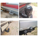 2 in 1 / Set Car Truck Tow Ball Cover Cap Towing Hitch Trailer Towball Protection