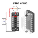 CS-978A1 FB1901 1 In 6 Out Independent Positive Negative Fuse Box without Fuse Piece for Auto Car Truck Boat