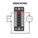 CS-979A1 FB1903 1 In 1 Out 6 Ways No Distinction Positive Negative Fuse Box without Fuse for Auto Car Truck Boat
