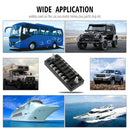 CS-979A1 FB1903 1 In 1 Out 6 Ways No Distinction Positive Negative Fuse Box without Fuse for Auto Car Truck Boat