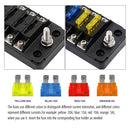 ZH-979A1 FB1903 1 In 1 Out 6 Ways No Distinction Positive Negative Fuse Box with 12 Fuses for Auto Car Truck Boat