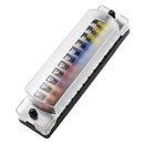 ZH-979A2 FB1904 1 In 1 Out 12 Ways No Distinction Positive Negative Fuse Box with 24 Fuses for Auto Car Truck Boat