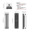 ZH-979A2 FB1904 1 In 1 Out 12 Ways No Distinction Positive Negative Fuse Box with 24 Fuses for Auto Car Truck Boat