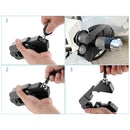 Motorcycle Aluminum Alloy Throttle Handle Lock (Black)