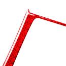 3 PCS Set for Honda CRV 2007-2011 Carbon Fiber Car Central Control Air Outlet Panel Decorative Sticker,Left and Right Drive Universal (Red)