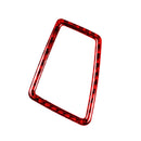 2 PCS Set for BMW 3 Series E90 Carbon Fiber Car Instrument Air Outlet Decorative Sticker,Left Drive (Red)