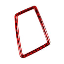 2 PCS Set for BMW 3 Series E90 Carbon Fiber Car Instrument Air Outlet Decorative Sticker,Right Drive (Red)