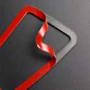 2 PCS Set for BMW 3 Series E90 Carbon Fiber Car Instrument Air Outlet Decorative Sticker,Right Drive (Red)