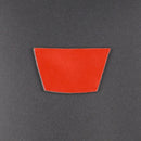 For BMW 3 Series E90 Little B Version Carbon Fiber Car Steering Wheel Decorative Sticker (Red)