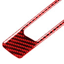 For BMW 3 Series E90 CarBon Fiber Car Water Cup Strip Decorative Sticker,Left Drive(Red)