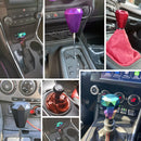Universal Car Diamond Shape Metal Gear Shift Knob (Silver)