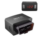 Mini Dual USB Charger Adapter Car OBD Charging Socket