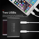 Mini Dual USB Charger Adapter Car OBD Charging Socket