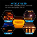 2 PCS MK-190 Truck LED Side Marker Light (Yellow Light)