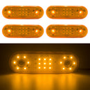 4 PCS MK-195 Truck LED Side Marker Light (Yellow Light)