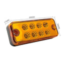 4 PCS 10-30V 8LED Car Tail Light Side Lamp (Red Light)