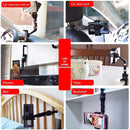 3rd Generation Multifunctional Car Rearview Mirror Rear Seat Mobile Phone Holder (Grey)