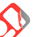 For Honda CRV 2007-2011 Car Carbon Fiber Rear Mirror Adjustment Switch Frame Decorative Sticker, Right Drive (Red)