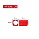 2 PCS Set for Honda CRV 2007-2011 Carbon Fiber Car Glove Box Opening Frame Decorative Sticker, Left Drive (Red)