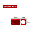 2 PCS Set for Honda CRV 2007-2011 Carbon Fiber Car Glove Box Opening Frame Decorative Sticker, Right Drive (Red)