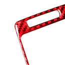 2 PCS Set for Honda CRV 2007-2011 Carbon Fiber Car Side Air Outlet Frame Decorative Sticker,Left and Right Drive Universal (Red)