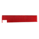 For Honda CRV 2007-2011 Carbon Fiber Car Co-pilot Glove Box Panel Decorative Sticker,Left Drive (Red)