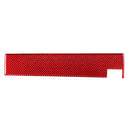 For Honda CRV 2007-2011 Carbon Fiber Car Co-pilot Glove Box Panel Decorative Sticker,Right Drive (Red)