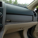 For Honda CRV 2007-2011 Carbon Fiber Car Co-pilot Center Control Trim Decorative Sticker,Left Drive (Red)