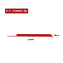 For Honda CRV 2007-2011 Carbon Fiber Car Co-pilot Center Control Trim Decorative Sticker,Right Drive (Red)