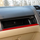 For Honda CRV 2007-2011 Carbon Fiber Car Co-pilot Center Control Trim Decorative Sticker,Right Drive (Red)