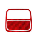2 PCS Set for Honda CRV 2007-2011 Carbon Fiber Car Front Reading Light Panel Decorative Sticker,Left and Right Drive Universal (Red)