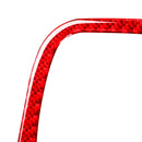 2 PCS Set for Honda CRV 2007-2011 Carbon Fiber Car Front Reading Light Panel Decorative Sticker,Left and Right Drive Universal (Red)