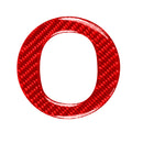 Car Carbon Fiber Steering Wheel Decorative Sticker for Mazda CX-5 2017-2018, Left and Right Drive (Red)
