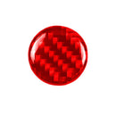 Car Carbon Fiber Multimedia Buttons Decorative Sticker for Mazda 3 / 6 / CX-9 / CX-5, Left and Right Drive (Red)