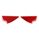 Car Carbon Fiber Inside Door Bowl Decorative Sticker for Mazda CX-5 2013-2018, Left and Right Drive(Red)