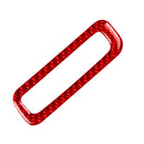 Car Carbon Fiber A-pillar Air Outlet Decorative Sticker for Mazda CX-5 2017-2018, Left and Right Drive (Red)