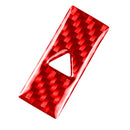 Car Carbon Fiber Warning Light Decorative Sticker for Mazda CX-5 2017-2018, Left and Right Drive (Red)