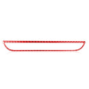 Car Carbon Fiber Central Control Panel Decorative Sticker for Mazda CX-5 2017-2018, Left and Right Drive (Red)