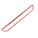 Car Carbon Fiber Central Control Panel Decorative Sticker for Mazda CX-5 2017-2018, Left and Right Drive (Red)