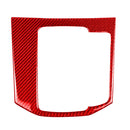 Car Carbon Fiber Gear Panel Decorative Sticker for Mazda CX-5 2017-2018, Right Drive (Red)