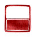 Car Carbon Fiber Front Reading Light Panel Decorative Sticker for Toyota RAV4 2006-2013, Left and Right Drive (Red)